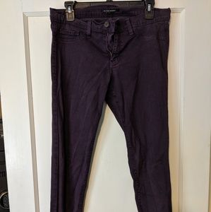 Flying Monkey eggplant/plum/purple skinny jeans